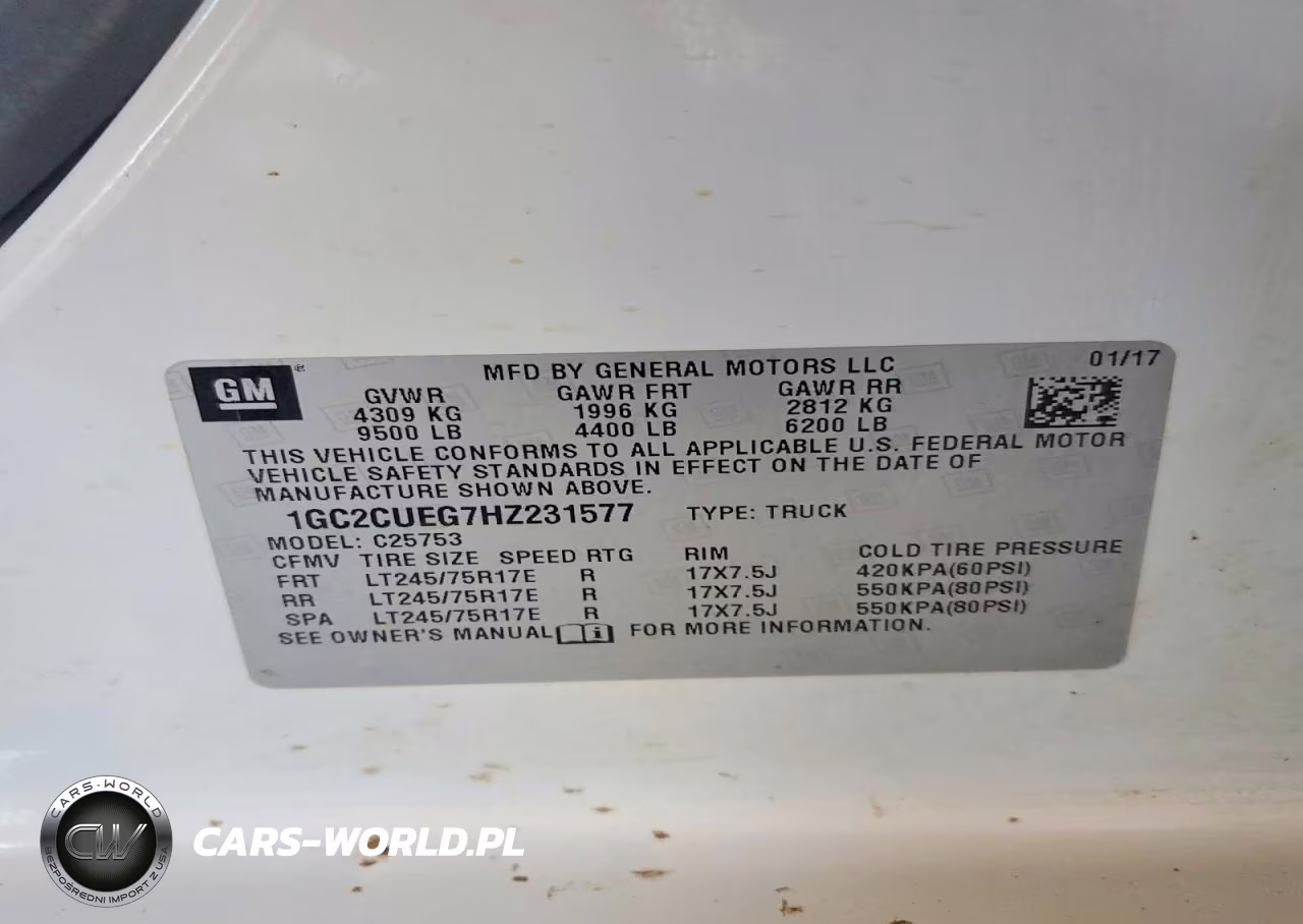 2017 Chevrolet Silverado C2500 Heavy Duty VIN:1GC2CUEG7HZ231577 - 12