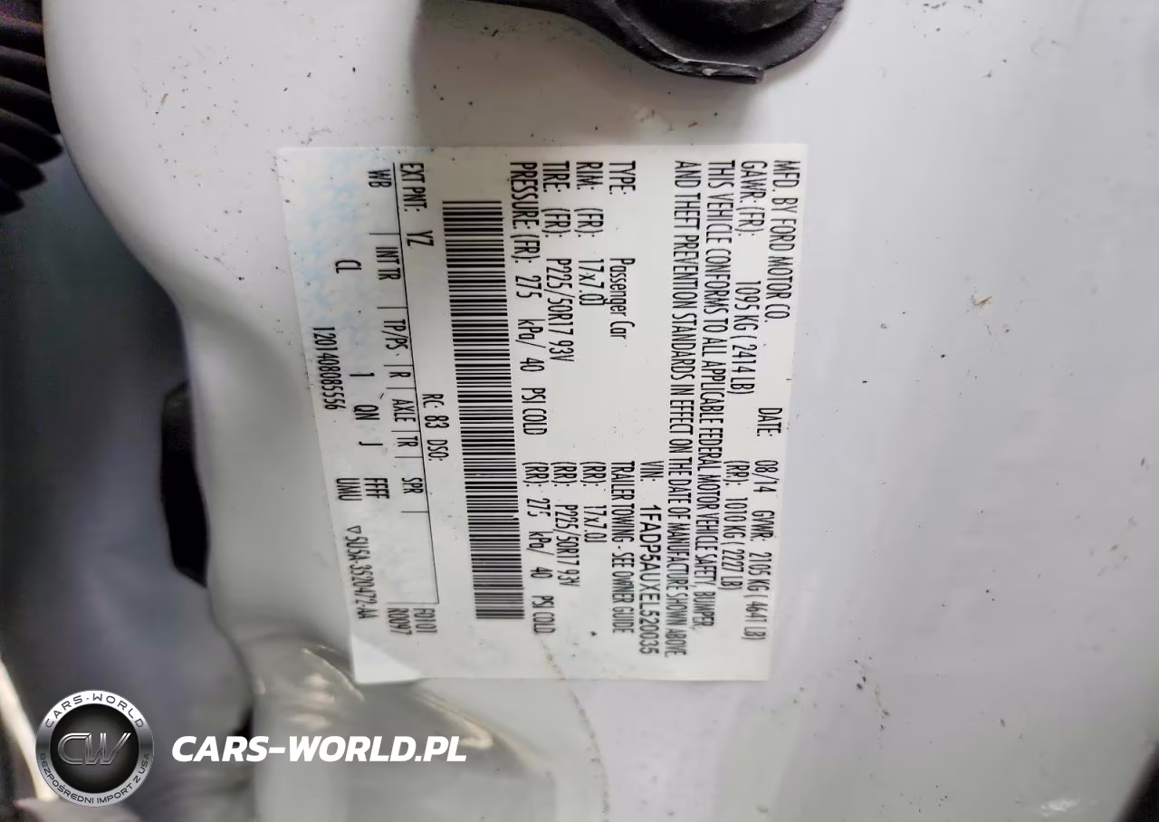 2014 Ford C-Max Se VIN:1FADP5AUXEL520035 - 13