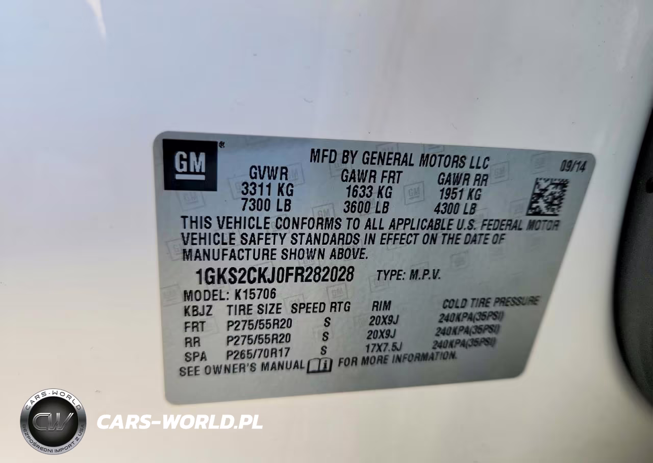2015 GMC Yukon Denali VIN:1GKS2CKJ0FR282028 - 13