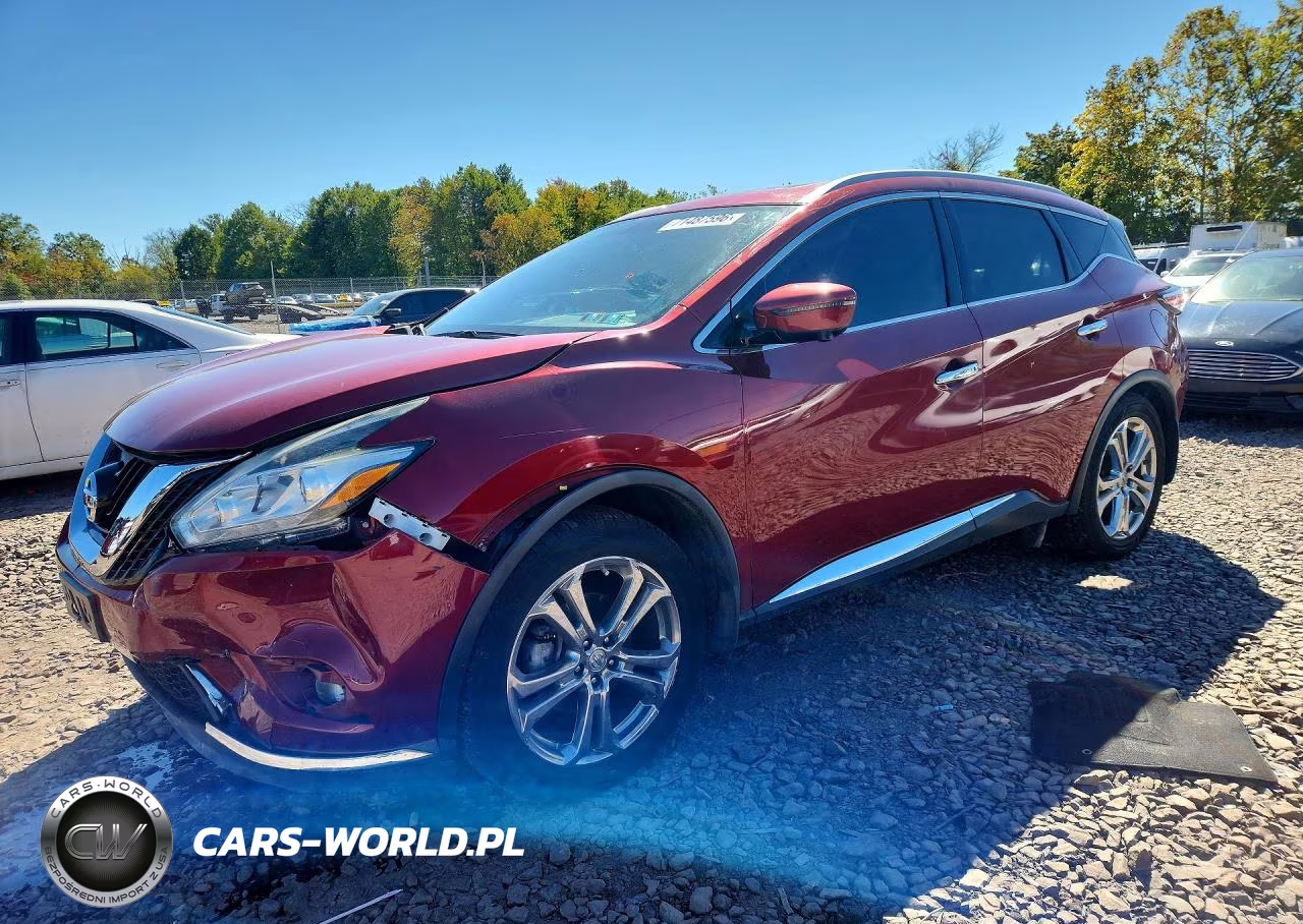 2017 Nissan Murano Platinum VIN:5N1AZ2MH9HN142492 - 1