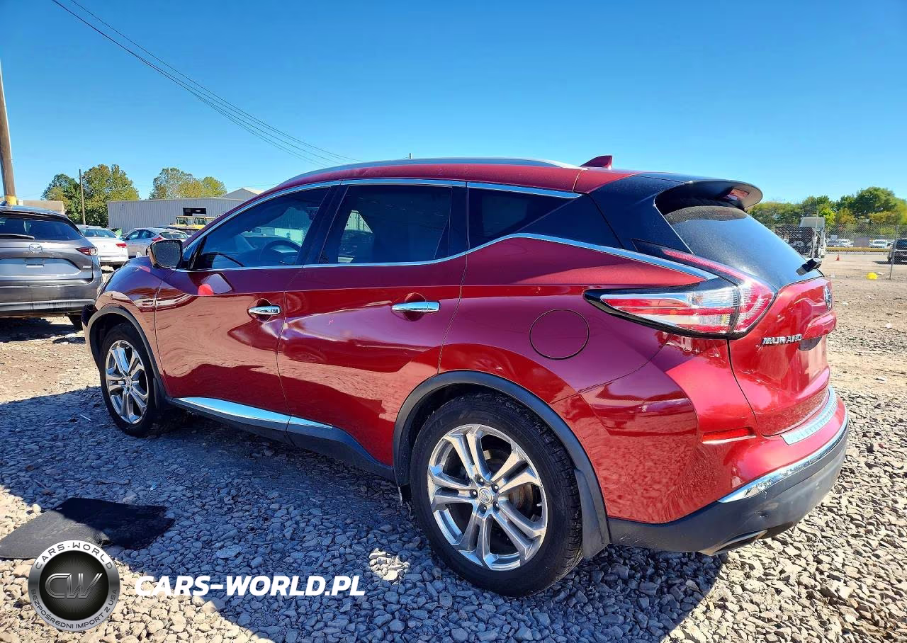 2017 Nissan Murano Platinum VIN:5N1AZ2MH9HN142492 - 2