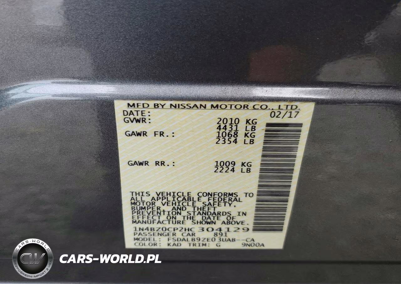 2017 Nissan Leaf S VIN:1N4BZ0CP2HC304129 - 13