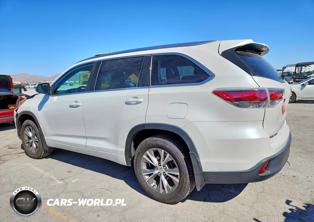 2014 Toyota Highlander Xle VIN:5TDJKRFH7ES021903 - 2