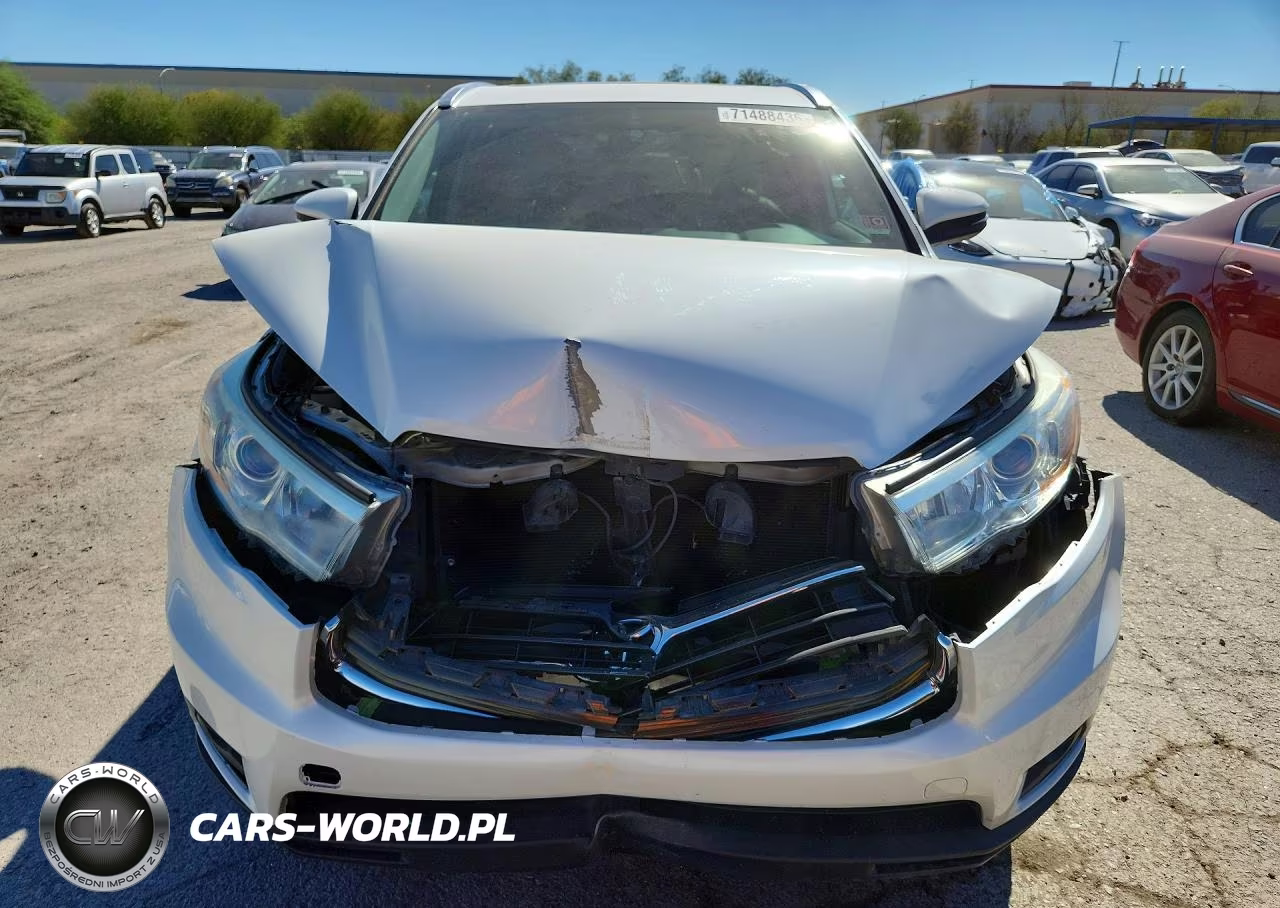 2014 Toyota Highlander Xle VIN:5TDJKRFH7ES021903 - 5