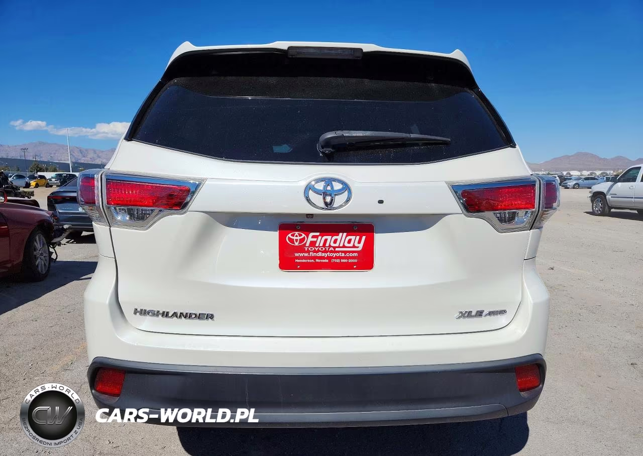 2014 Toyota Highlander Xle VIN:5TDJKRFH7ES021903 - 6