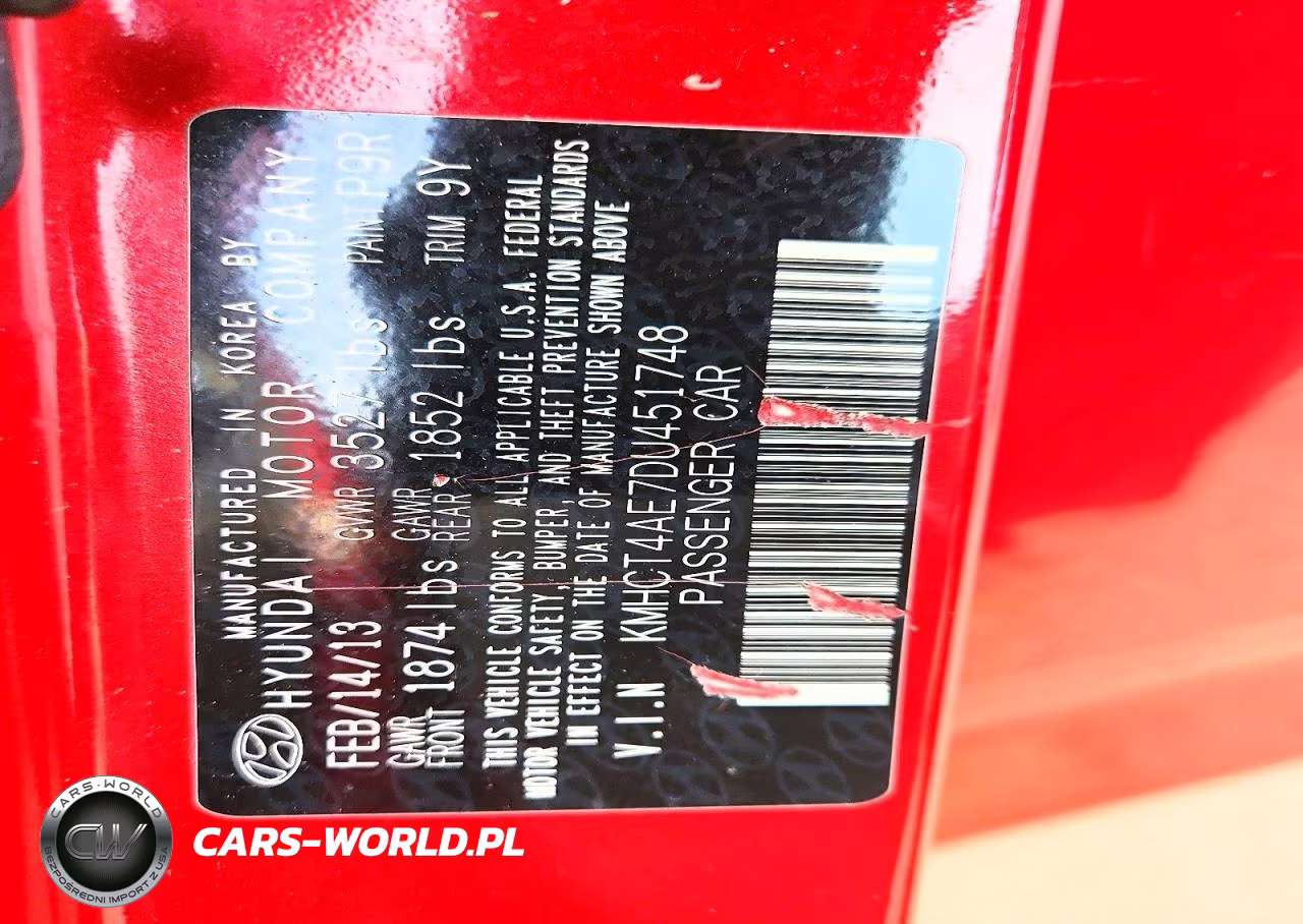 2013 Hyundai Accent Gls VIN:KMHCT4AE7DU451748 - 12