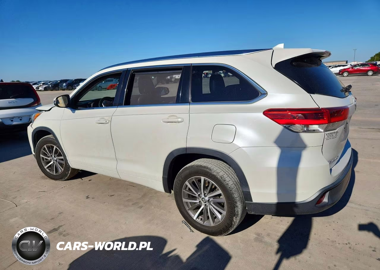2018 Toyota Highlander Xle VIN:5TDKZRFH4JS533094 - 2