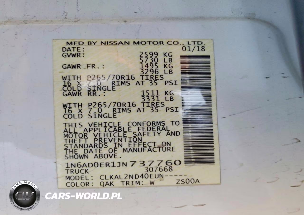2018 Nissan Frontier Sv VIN:1N6AD0ER1JN737760 - 13