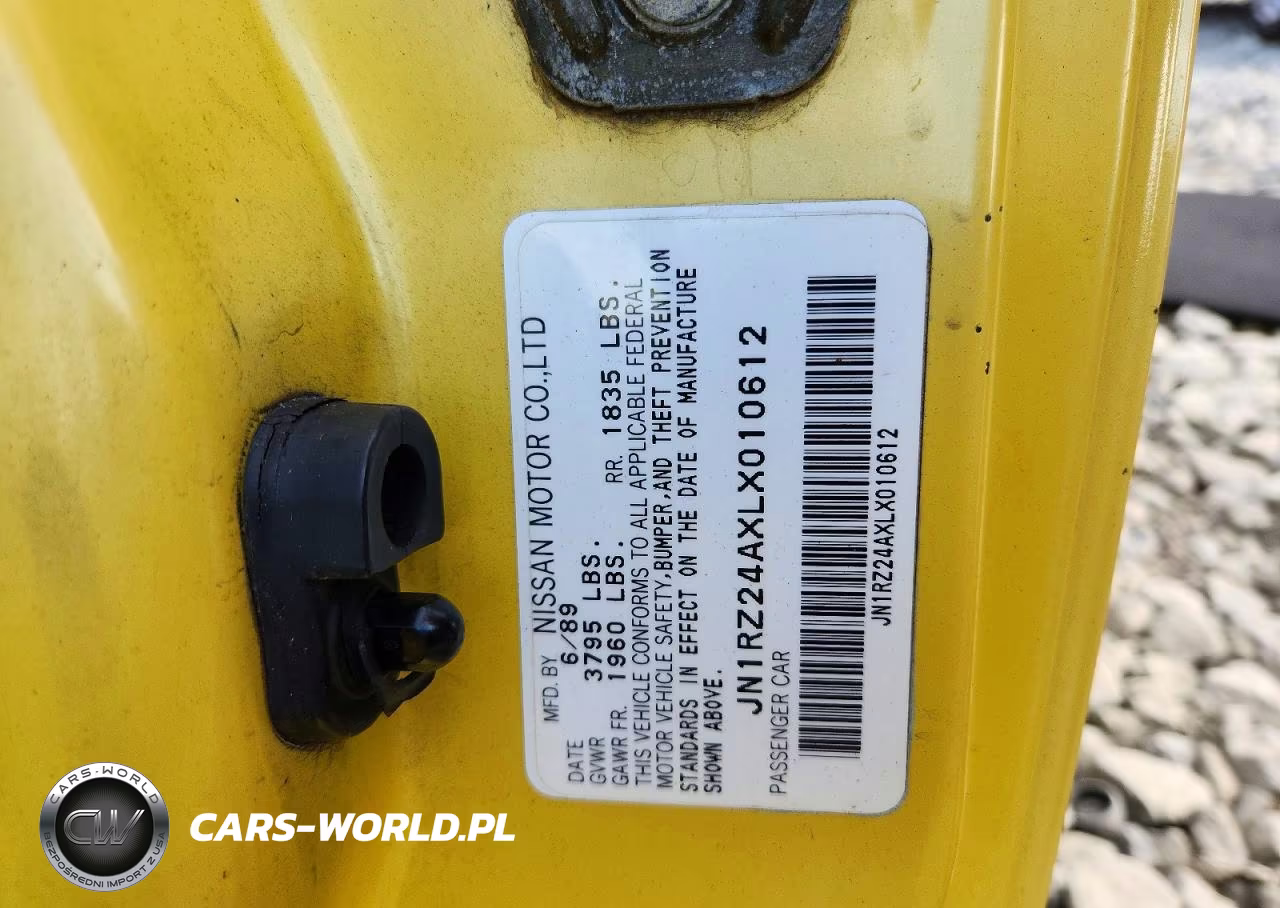 1990 Nissan 300Zx Gs VIN:JN1RZ24AXLX010612 - 12