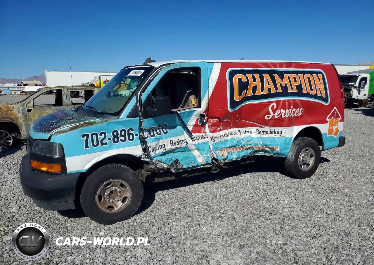 2019 Chevrolet Express 2500 Cargo Delivery Van VIN:1GCWGAFP4K1223011 - 1