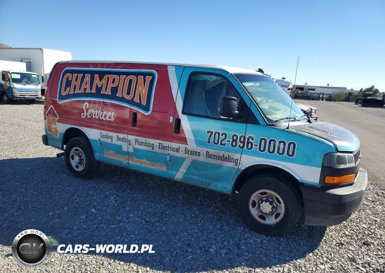 2019 Chevrolet Express 2500 Cargo Delivery Van VIN:1GCWGAFP4K1223011 - 4