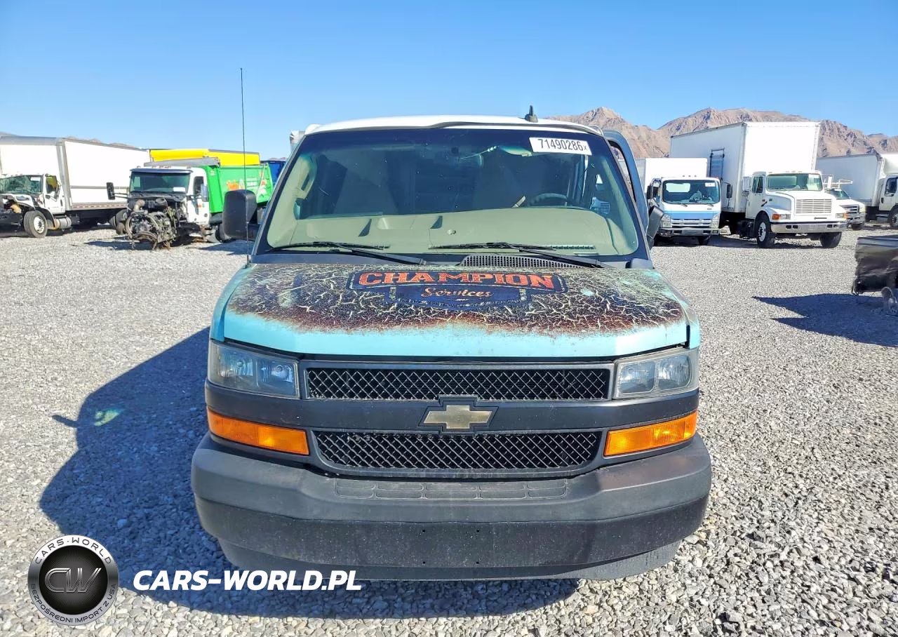 2019 Chevrolet Express 2500 Cargo Delivery Van VIN:1GCWGAFP4K1223011 - 5