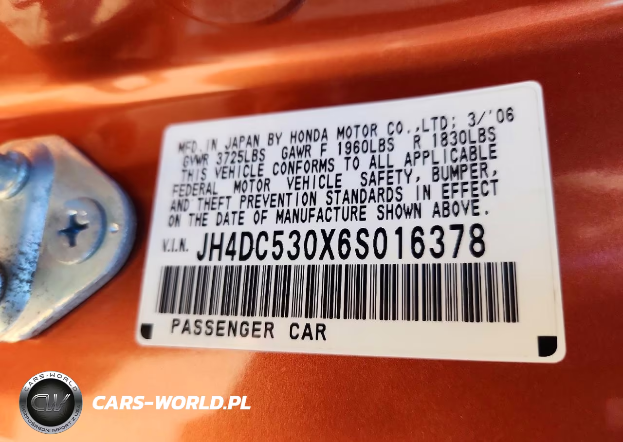 2006 Acura Rsx Type-S VIN:JH4DC530X6S016378 - 12