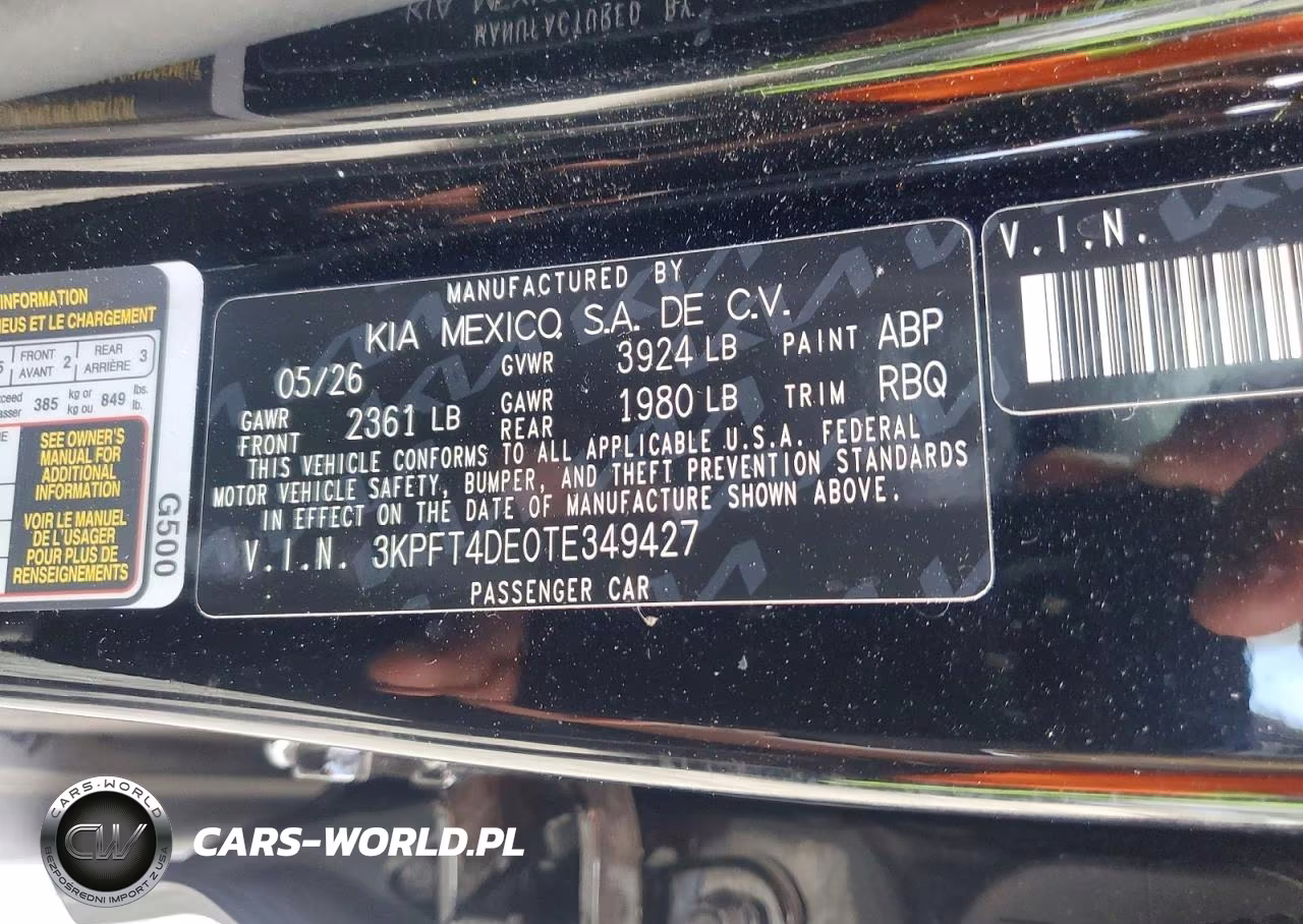2026 Kia K4 Lxs VIN:3KPFT4DE0TE349427 - 12