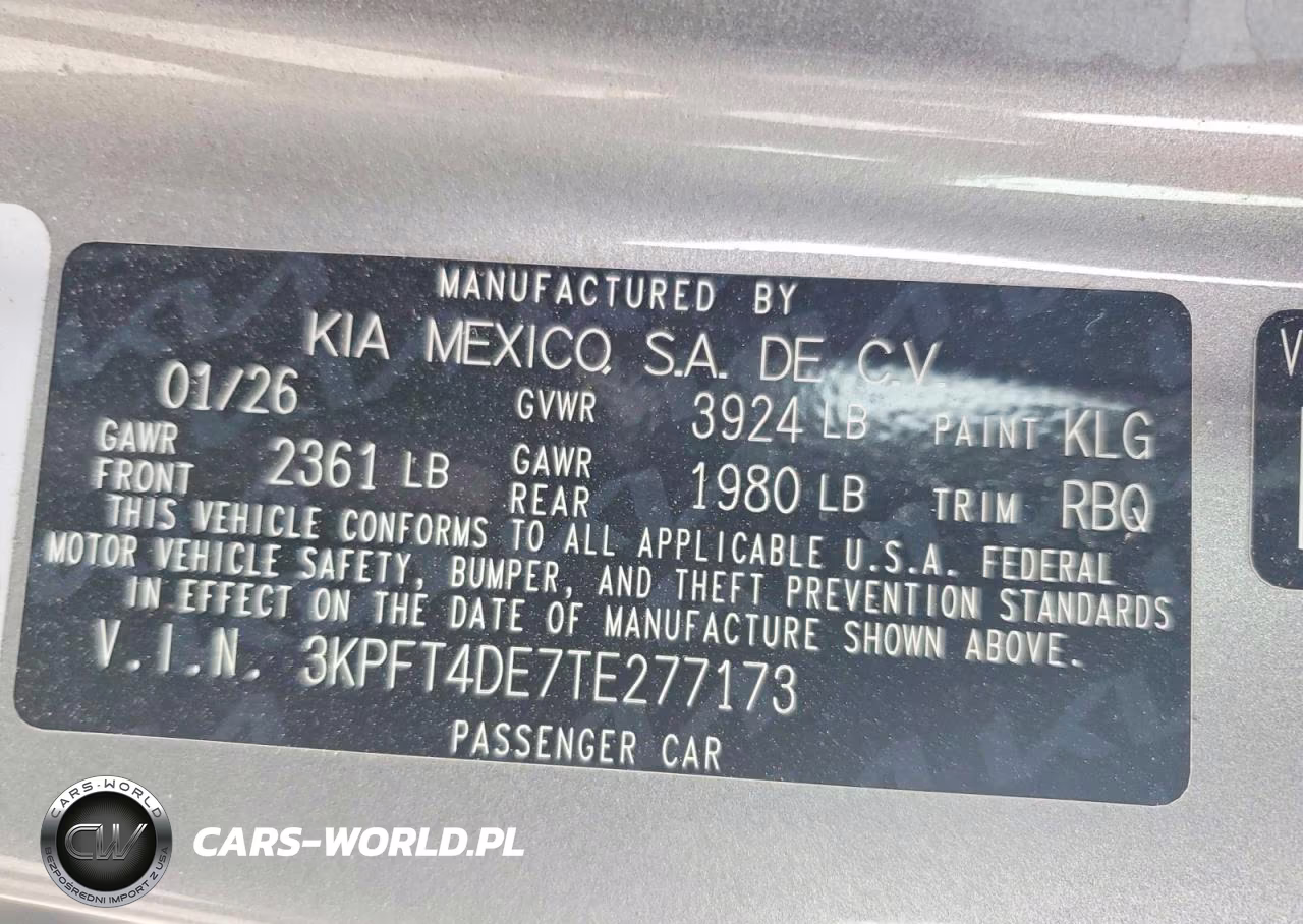 2026 Kia K4 Lxs VIN:3KPFT4DE7TE277173 - 12
