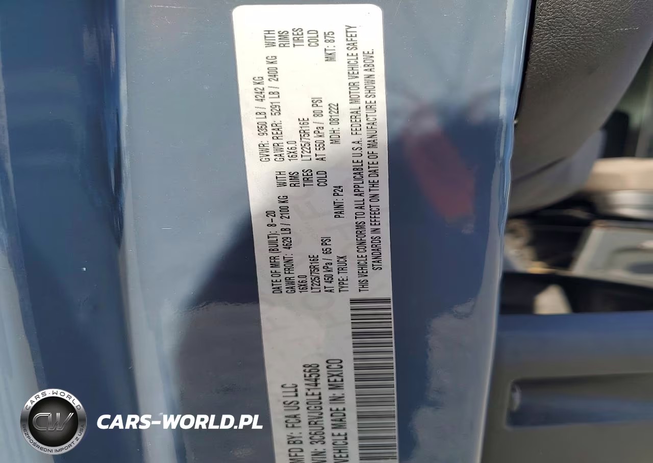 2020 Ram Promaster 3500 Delivery Van VIN:3C6URVJG0LE144568 - 13
