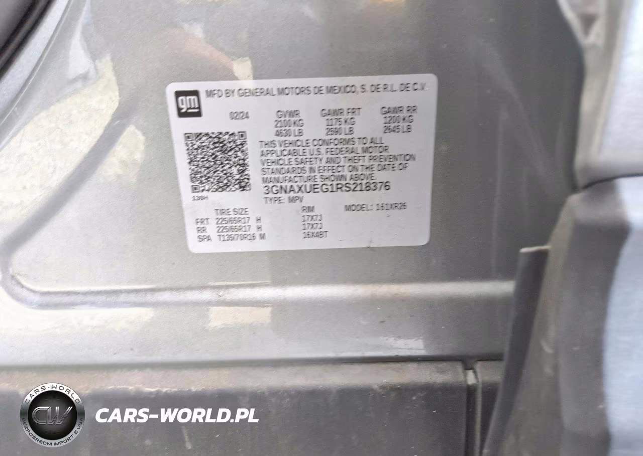 2024 Chevrolet Equinox Lt VIN:3GNAXUEG1RS218376 - 14
