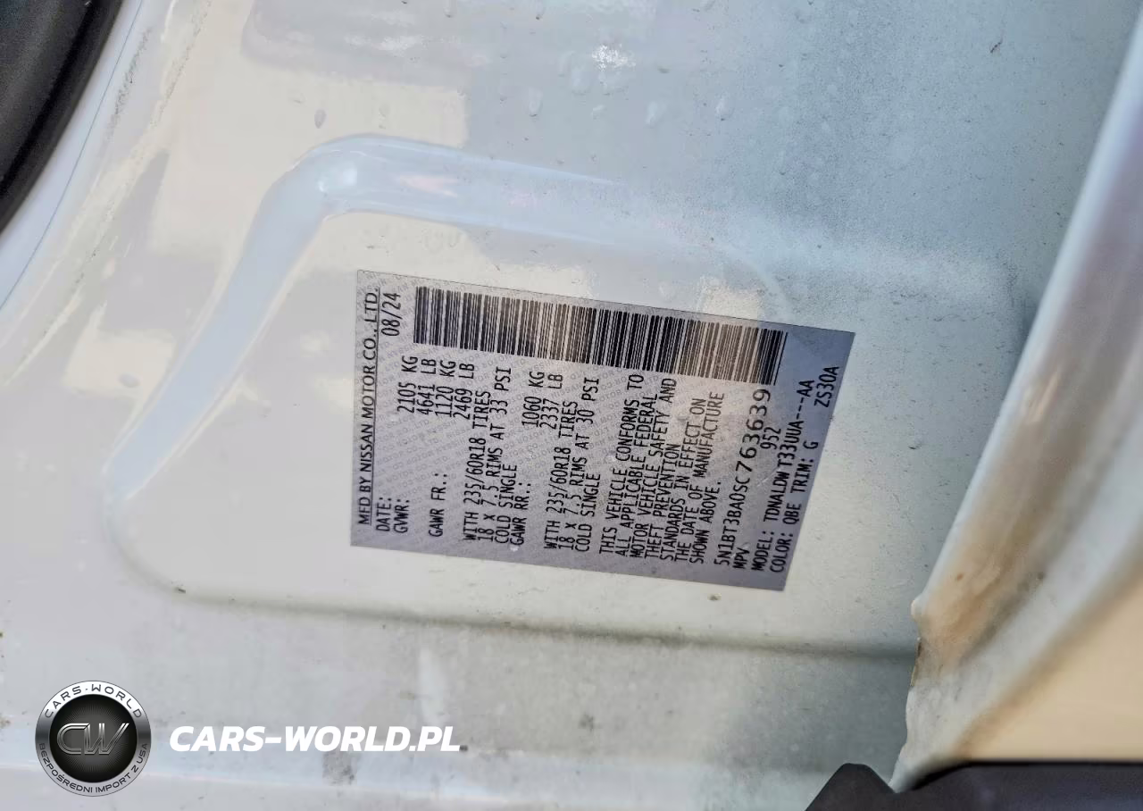 2025 Nissan Rogue Sv VIN:5N1BT3BA0SC763639 - 13