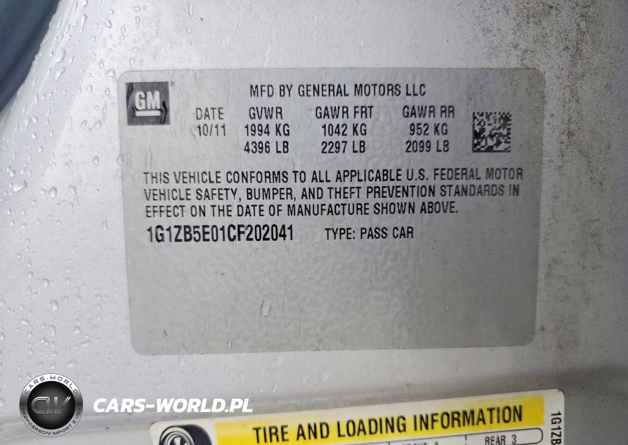 2012 Chevrolet Malibu Ls VIN:1G1ZB5E01CF202041 - 12
