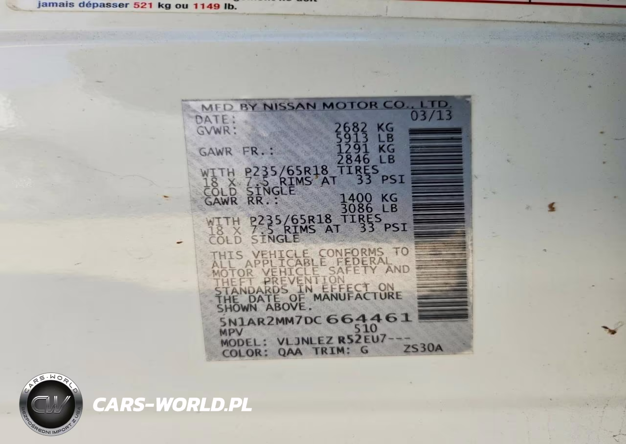 2013 Nissan Pathfinder S VIN:5N1AR2MM7DC664461 - 13
