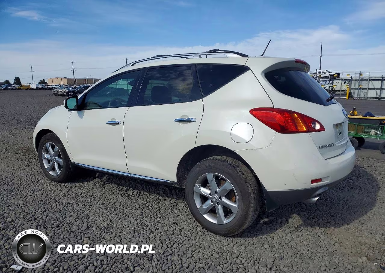 2009 Nissan Murano S VIN:JN8AZ18W09W211352 - 2