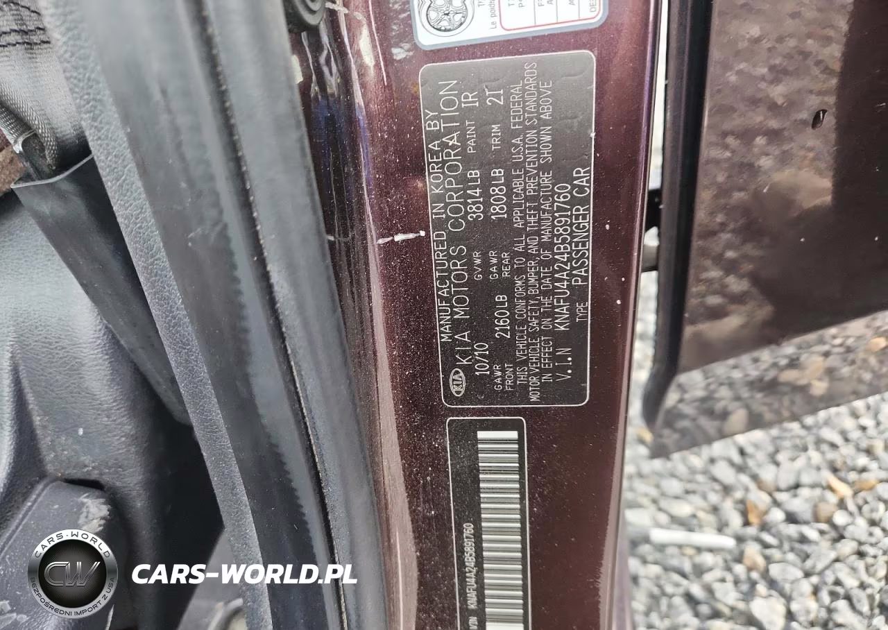 2011 Kia Forte Ex VIN:KNAFU4A24B5891760 - 12