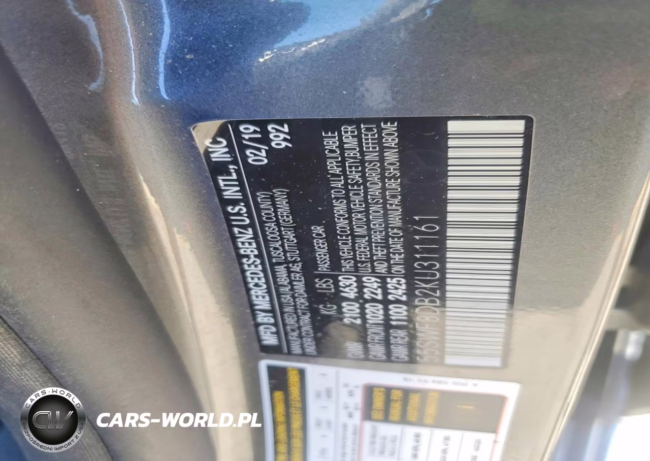 2019 Mercedes-Benz C 300 VIN:55SWF8DB2KU311161 - 13
