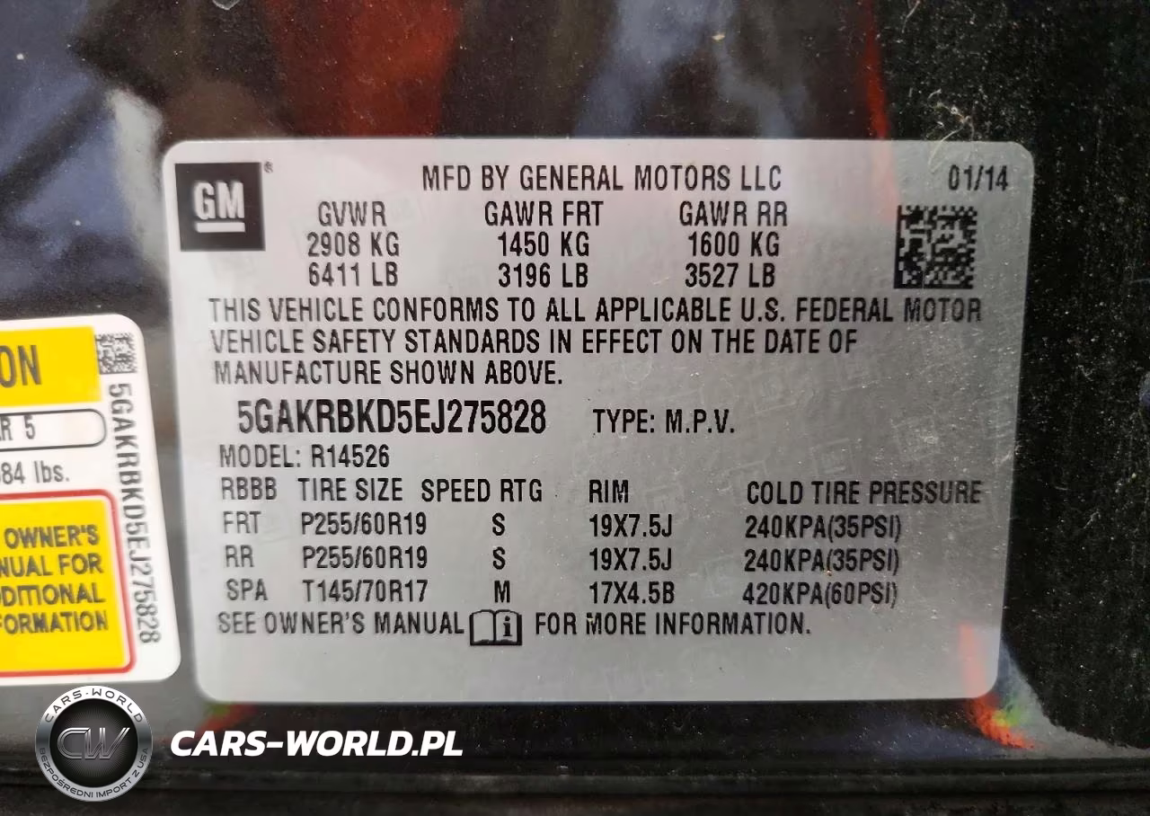 2014 Buick Enclave VIN:5GAKRBKD5EJ275828 - 13