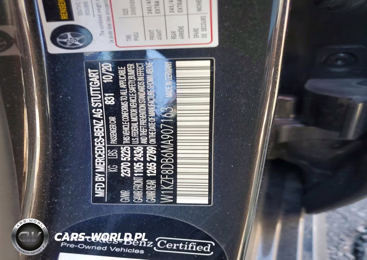 2021 Mercedes-Benz E 350 VIN:W1KZF8DB6MA907163 - 12