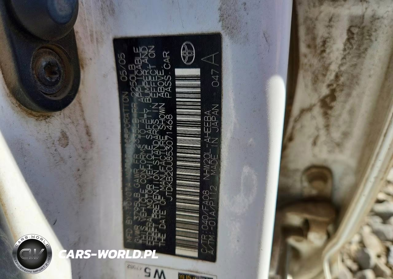 2005 Toyota Prius Base VIN:JTDKB20U853071468 - 12