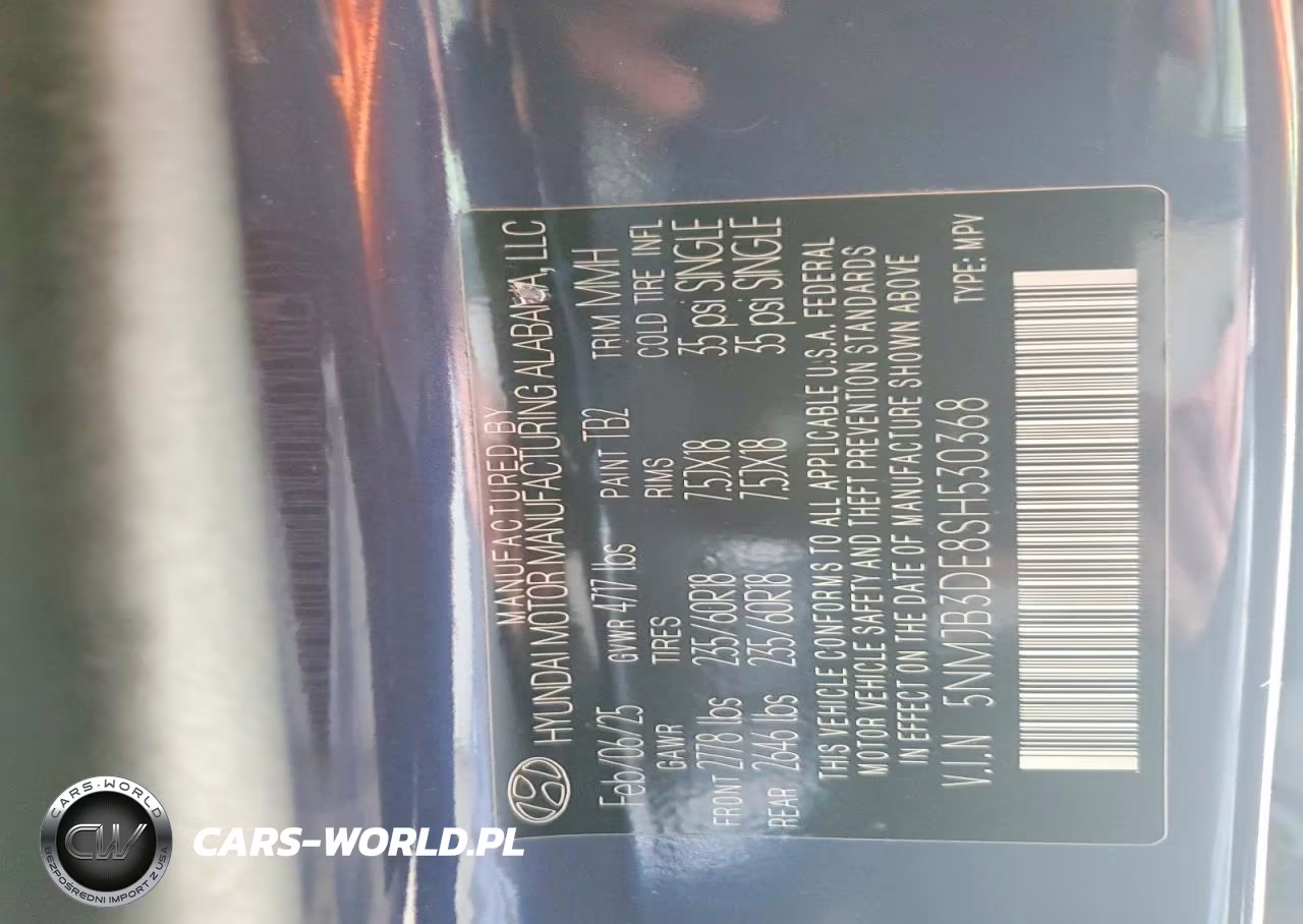 2025 Hyundai Tucson Sel VIN:5NMJB3DE8SH530368 - 13