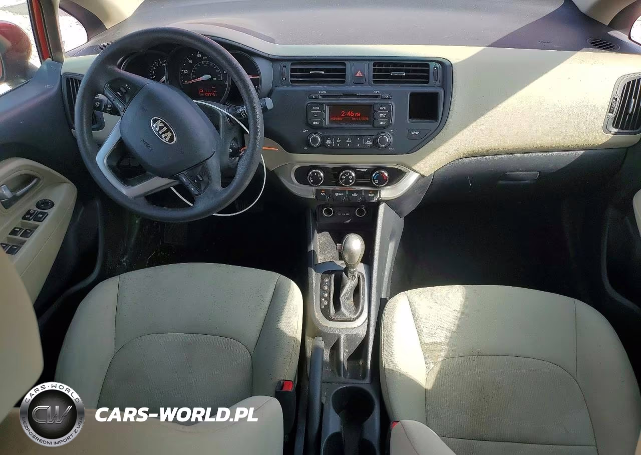 2013 Kia Rio Lx VIN:KNADM5A38D6212334 - 8
