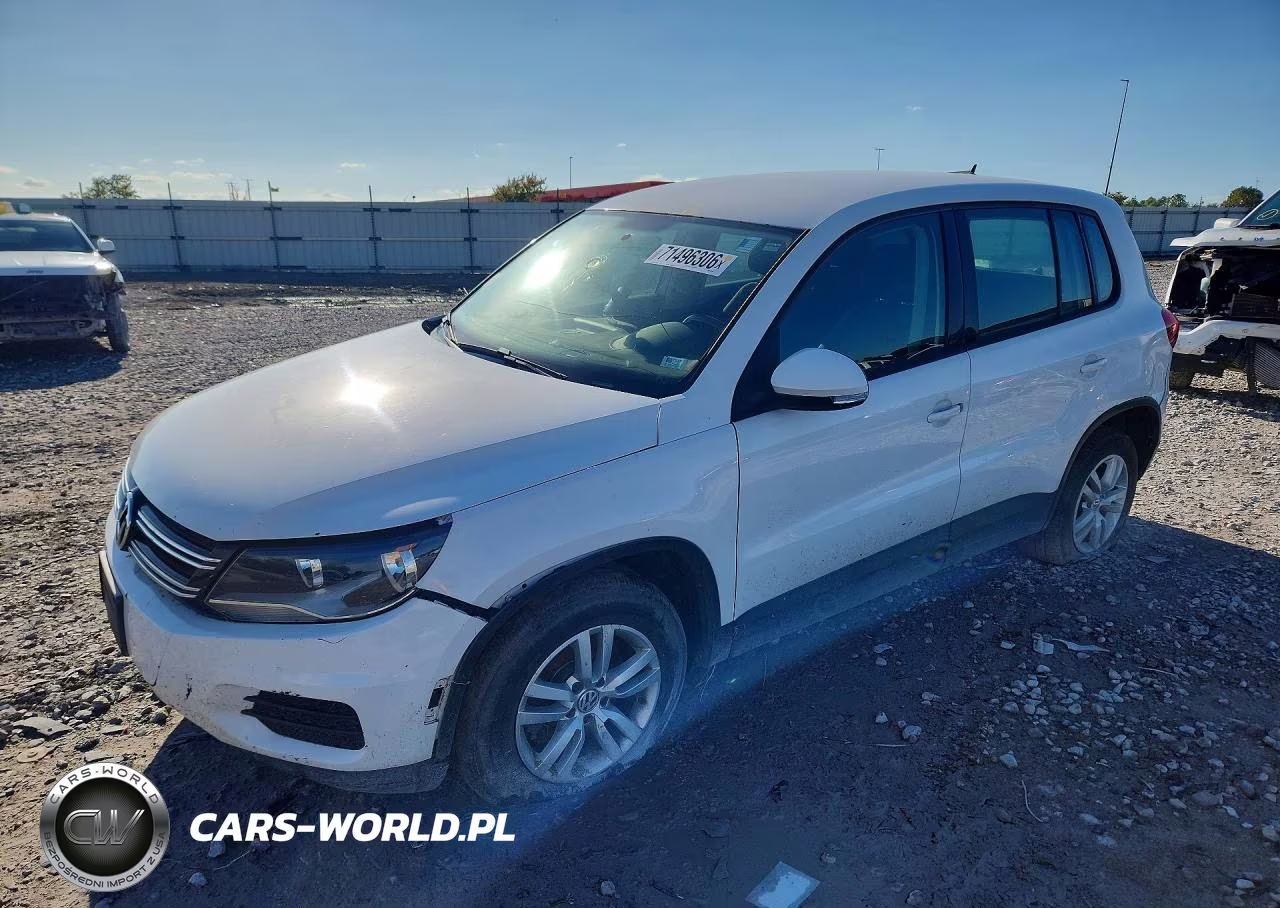 2013 Volkswagen Tiguan S VIN:WVGBV7AX7DW535453 - 1