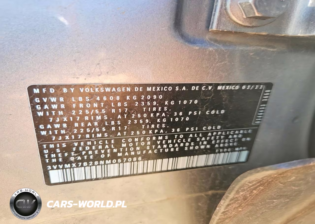 2022 Volkswagen Taos S VIN:3VVMX7B28NM057086 - 12