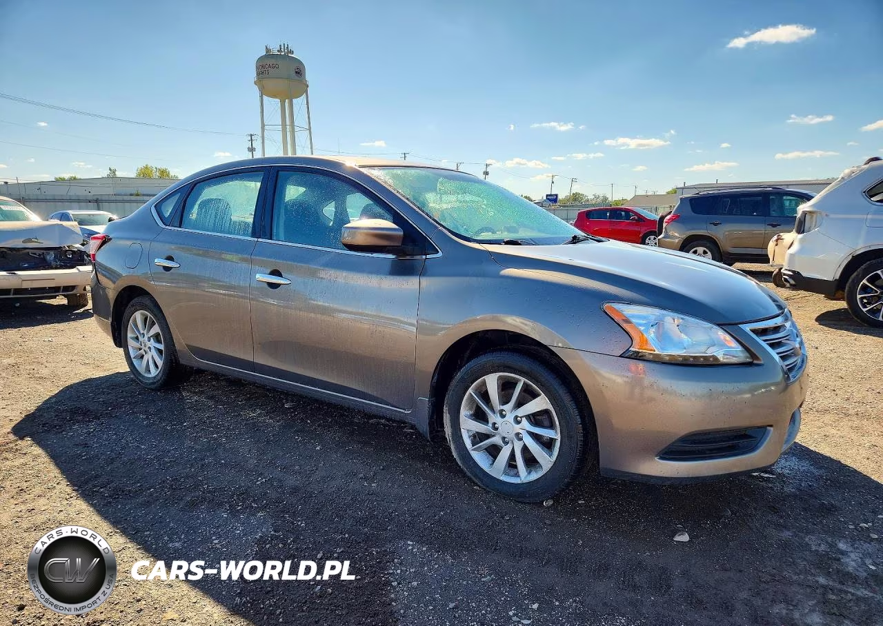 2015 Nissan Sentra Sv VIN:3N1AB7AP0FY233669 - 4