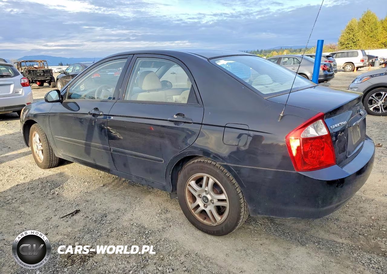 2004 Kia Spectra Lx VIN:KNAFE122445052608 - 2