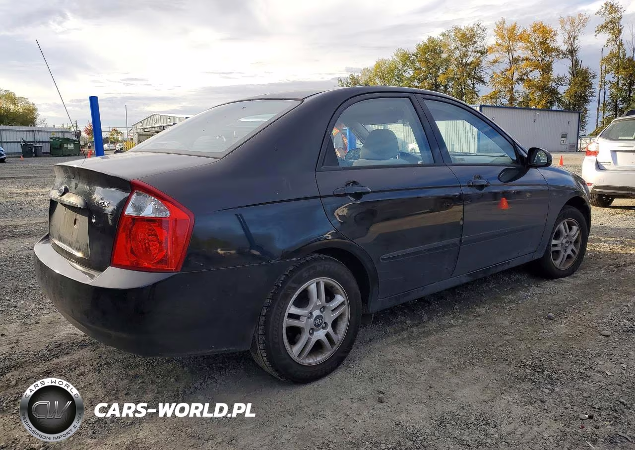 2004 Kia Spectra Lx VIN:KNAFE122445052608 - 3