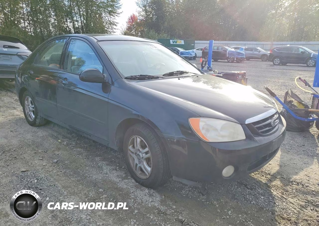 2004 Kia Spectra Lx VIN:KNAFE122445052608 - 4