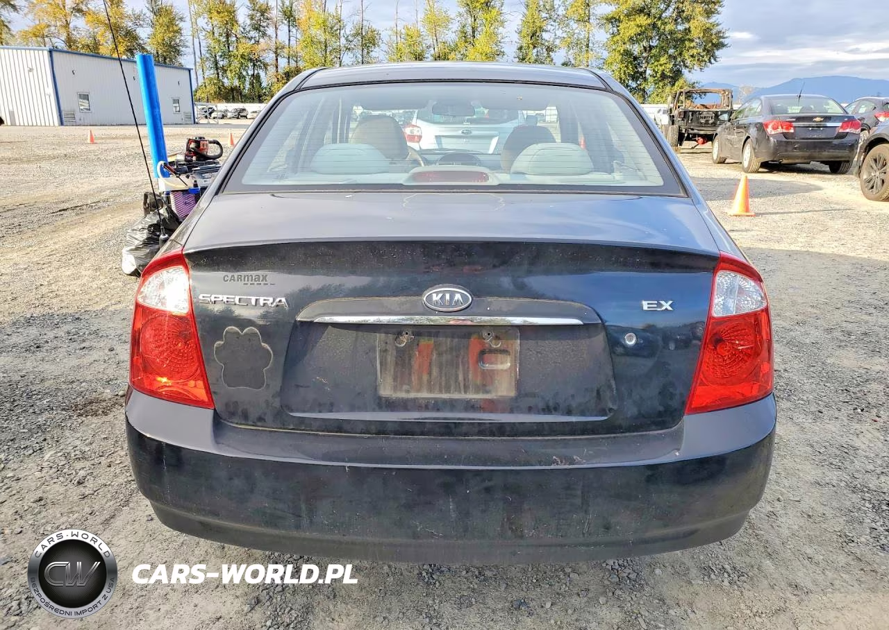 2004 Kia Spectra Lx VIN:KNAFE122445052608 - 6