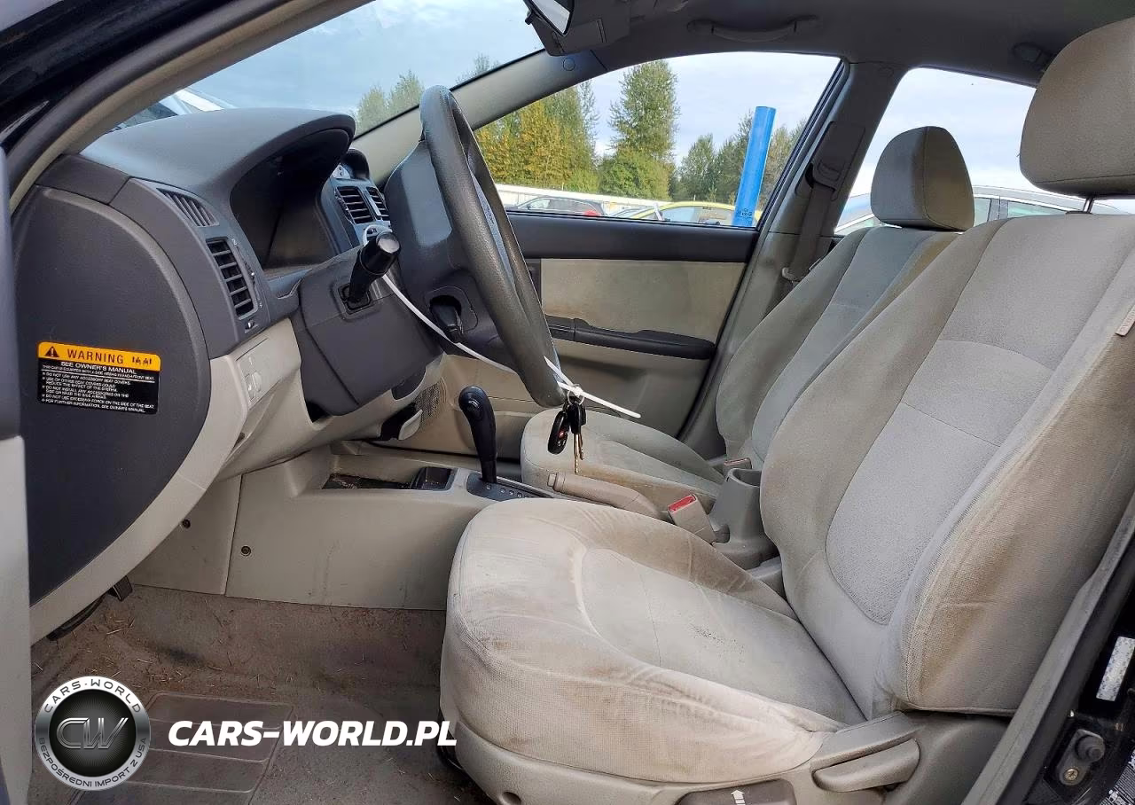 2004 Kia Spectra Lx VIN:KNAFE122445052608 - 7