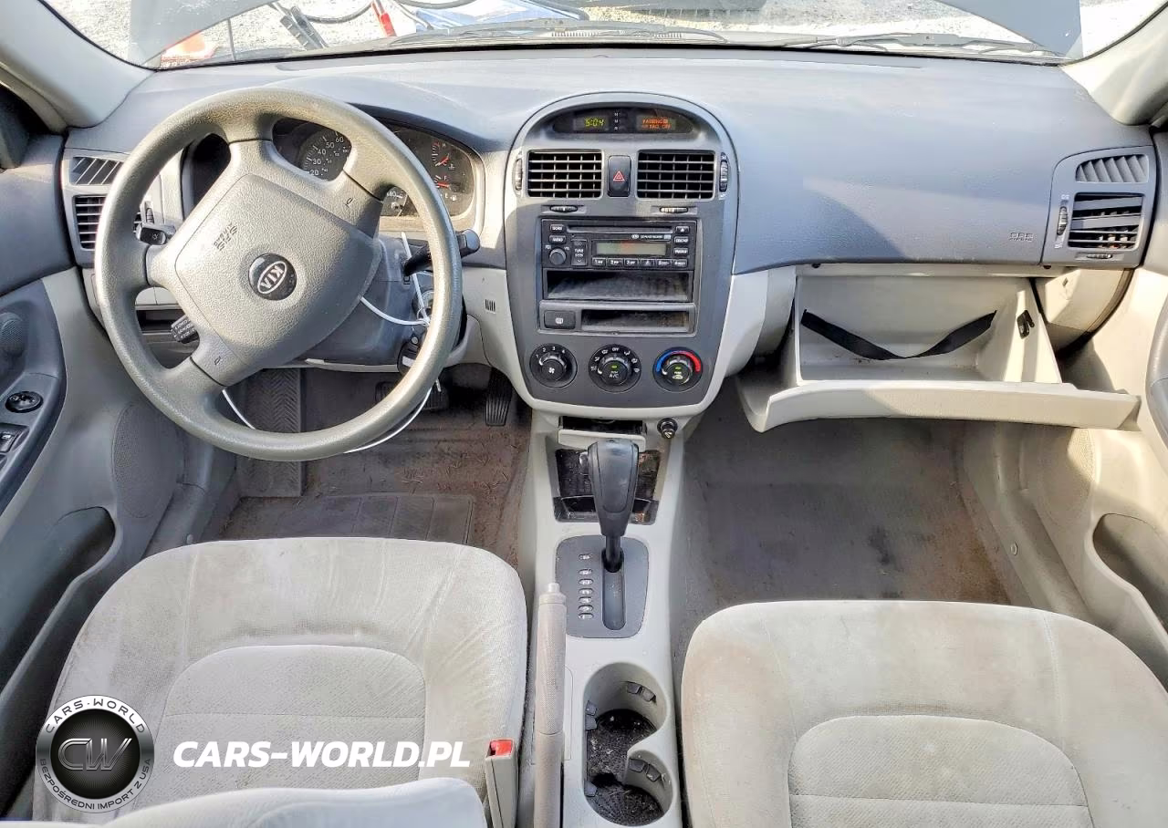 2004 Kia Spectra Lx VIN:KNAFE122445052608 - 8