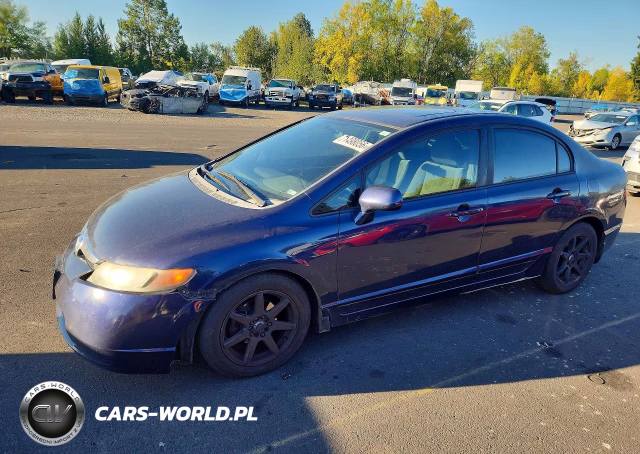 2008 Honda Civic Ex VIN:1HGFA16818L033241 - 1