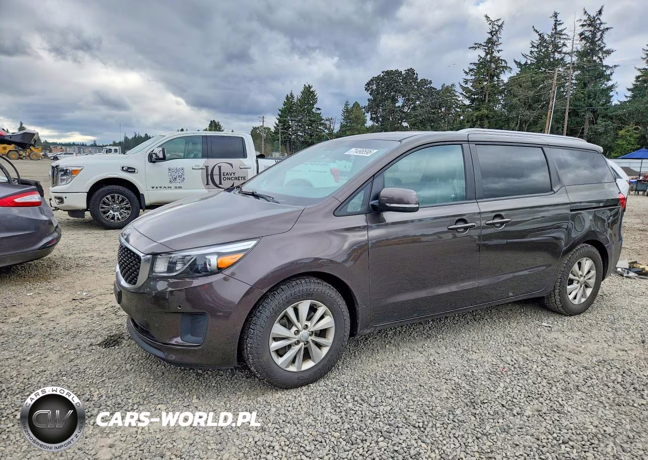2017 Kia Sedona Lx VIN:KNDMB5C14H6251965 - 1