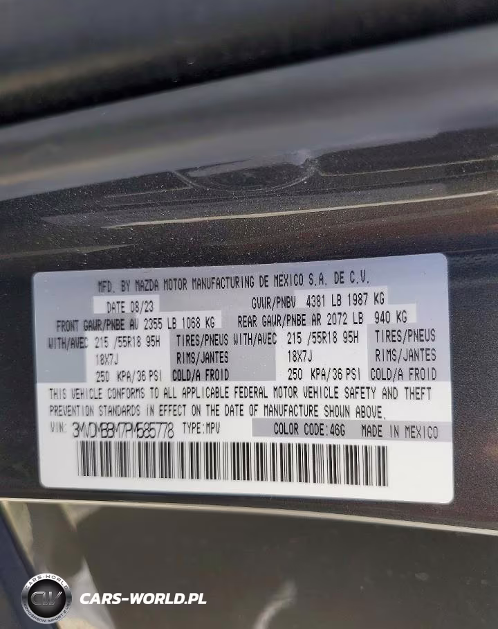 2023 Mazda Cx-30 Select VIN:3MVDMBBM7PM585778 - 13