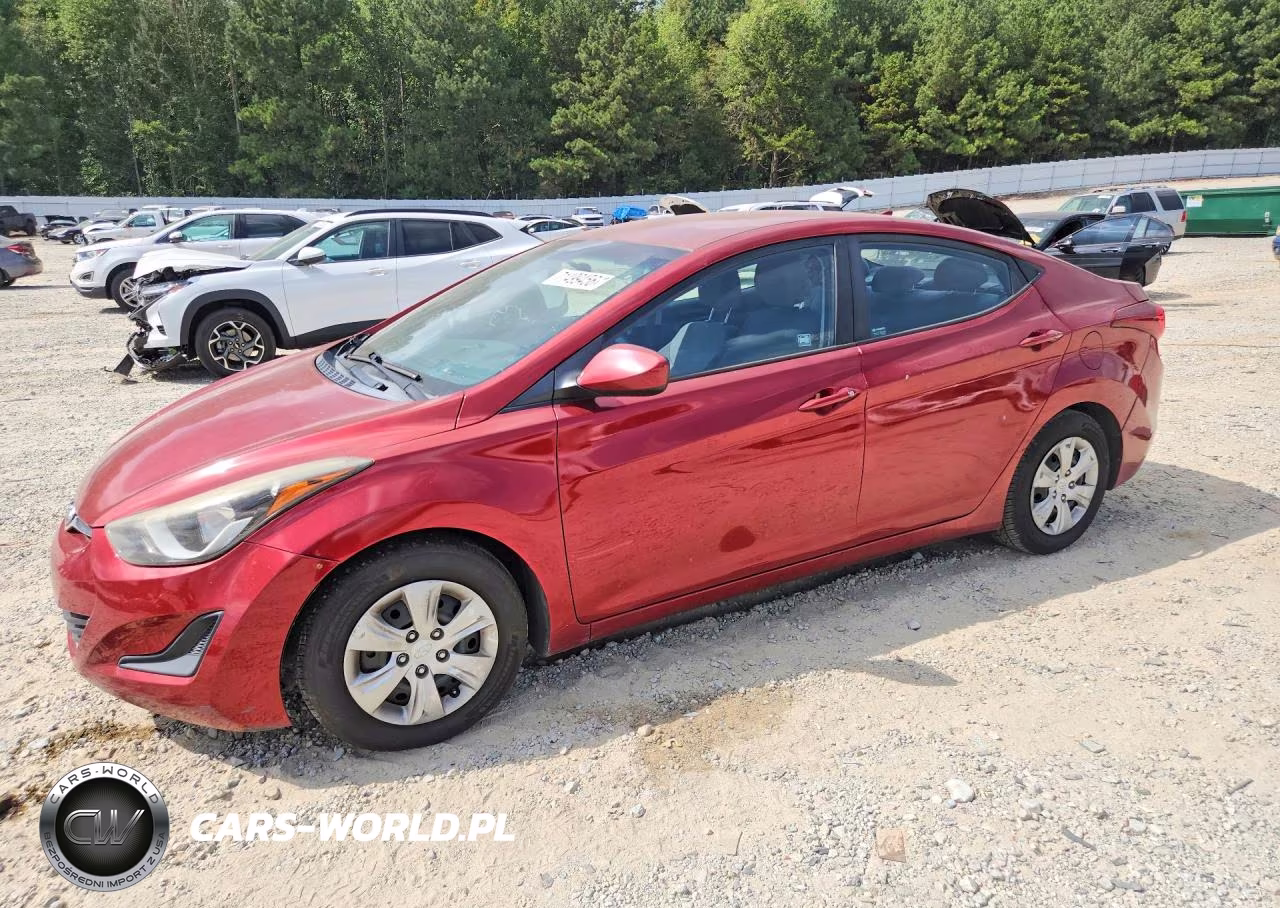 2016 Hyundai Elantra Se VIN:5NPDH4AE5GH752575 - 1