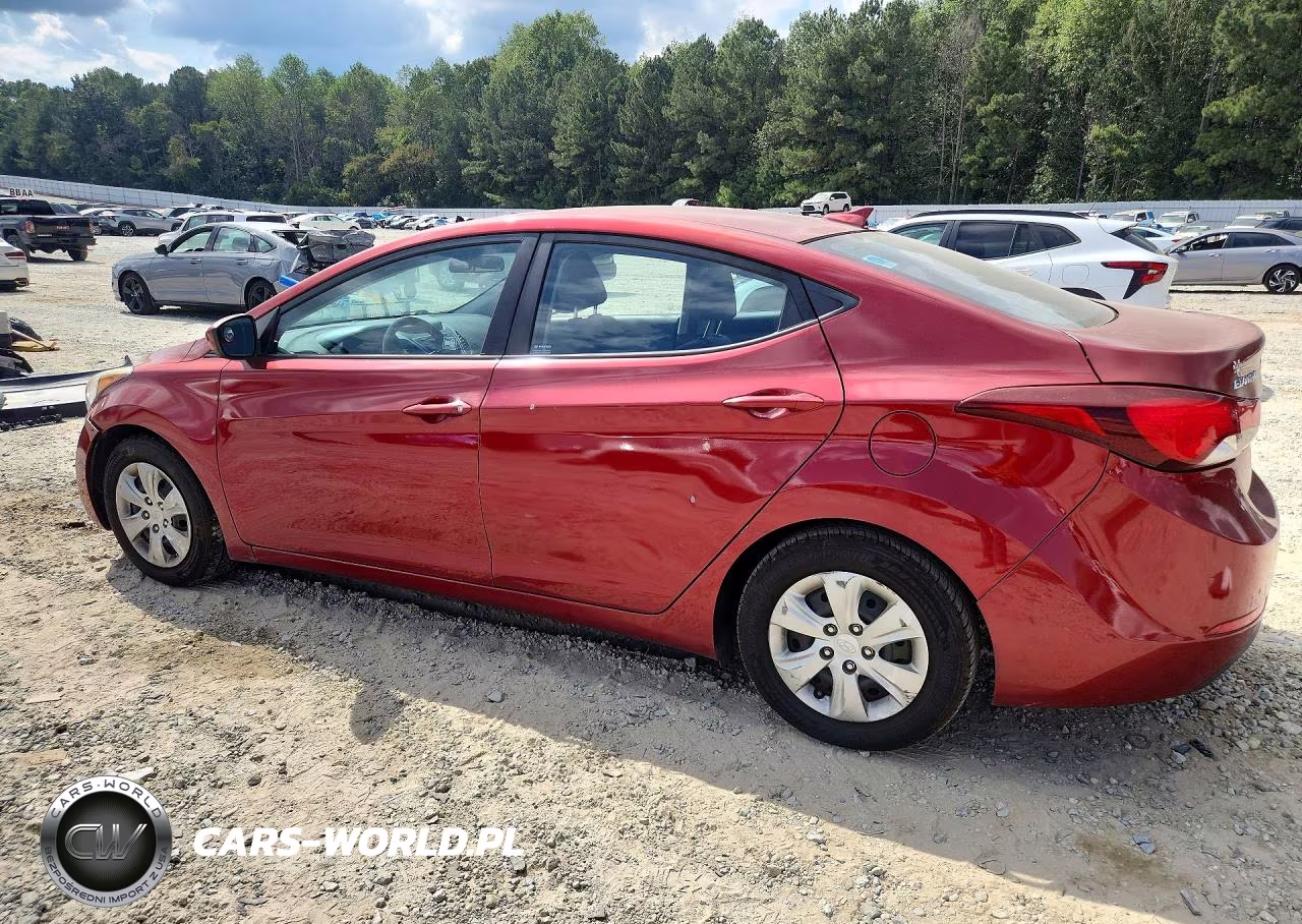 2016 Hyundai Elantra Se VIN:5NPDH4AE5GH752575 - 2