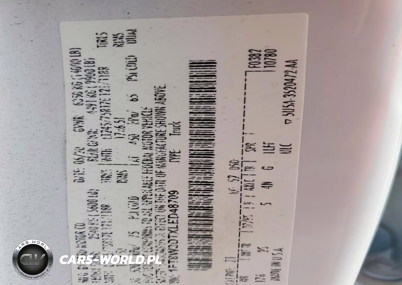 2020 Ford F350 Super Duty VIN:1FT8W3DTXLED48709 - 13
