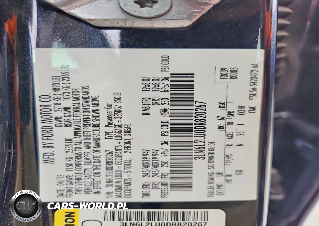 2013 Lincoln Mkz Hybrid VIN:3LN6L2LU0DR820267 - 13