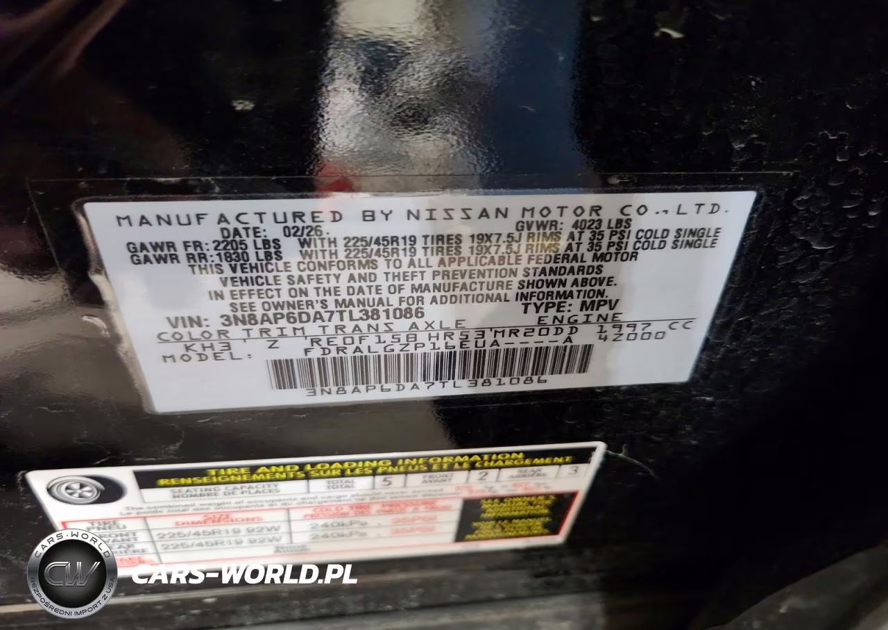 2026 Nissan Kicks Sr VIN:3N8AP6DA7TL381086 - 14