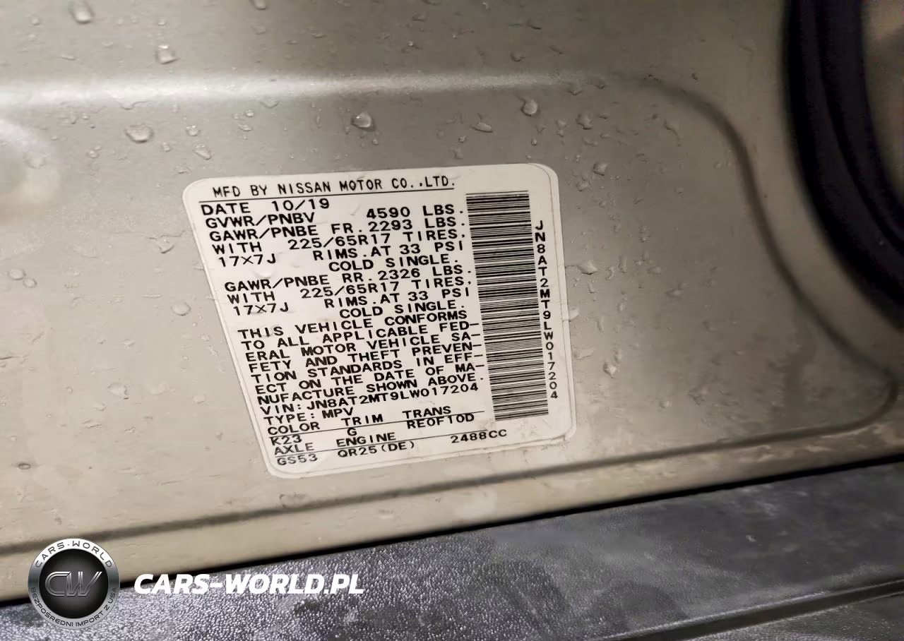 2020 Nissan Rogue Sv VIN:JN8AT2MT9LW017204 - 12